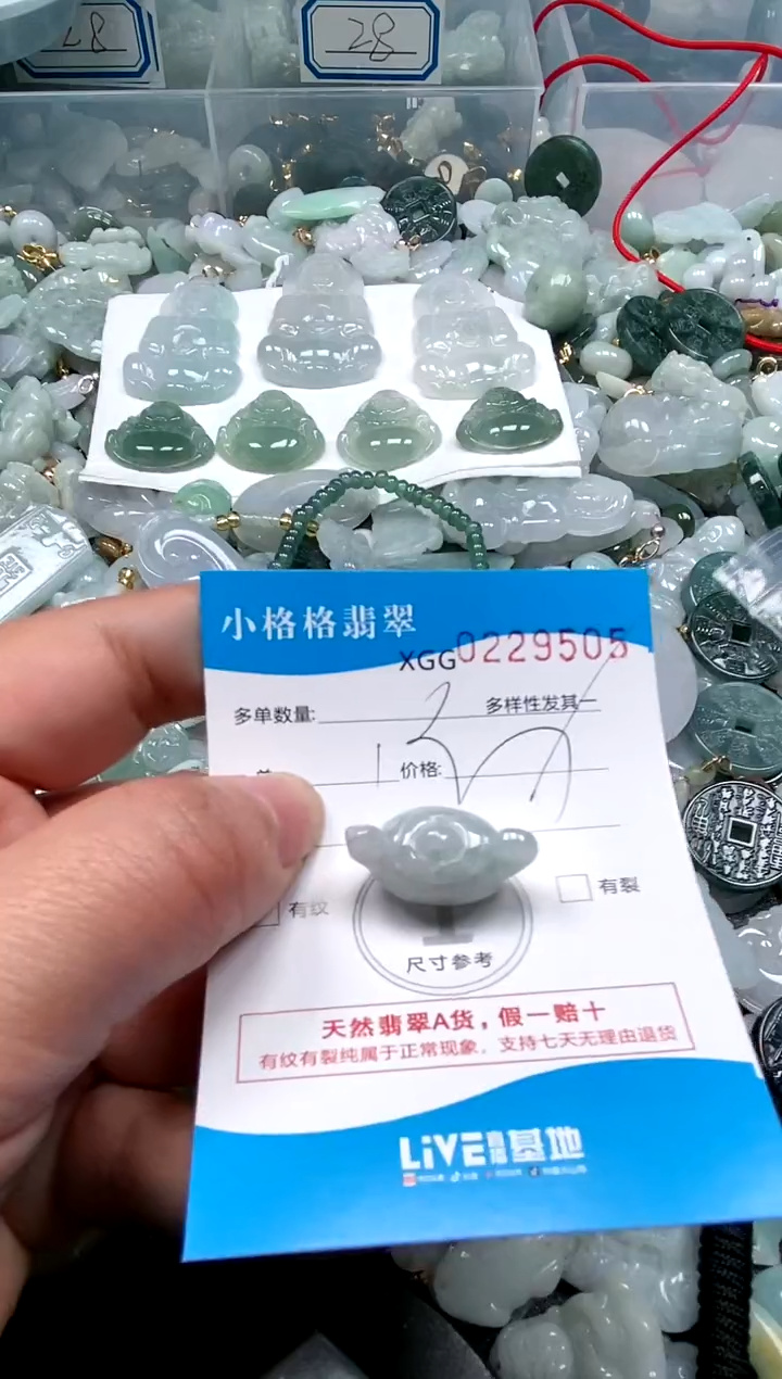 【闪购商品】翡翠颈饰未镶嵌闪购商品0229505