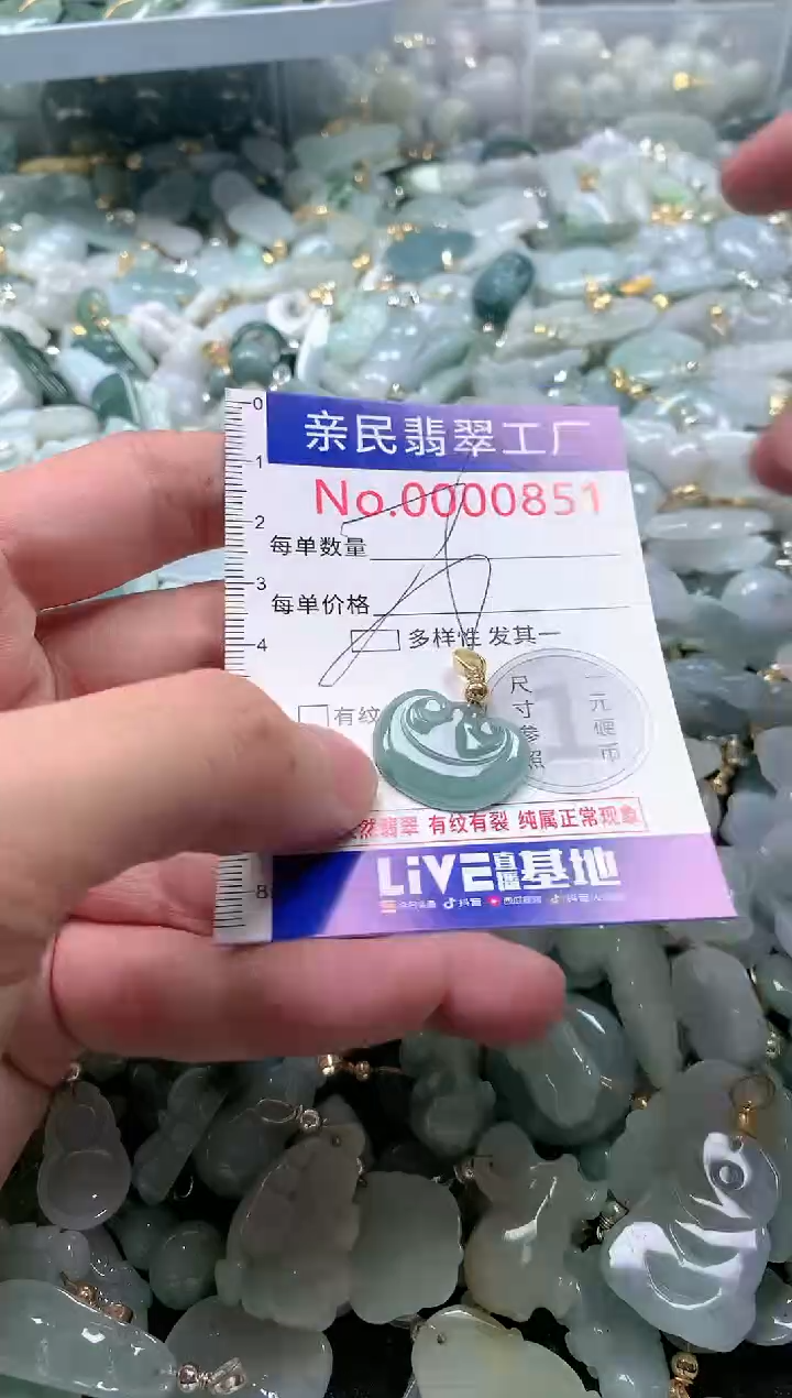 【闪购商品】翡翠吊坠(不含链)未镶嵌851