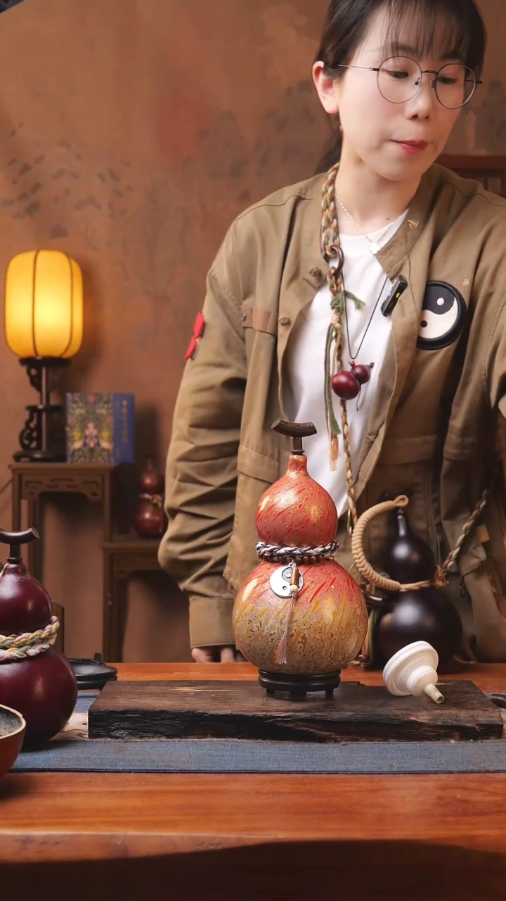 【闪购商品】329号精品大漆葫芦防腐防渗装水茶酒