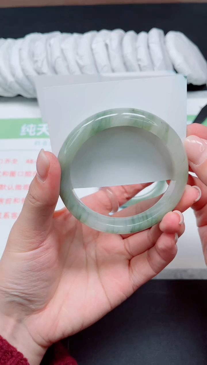 【闪购商品】石英质玉手镯未镶嵌556-58.6