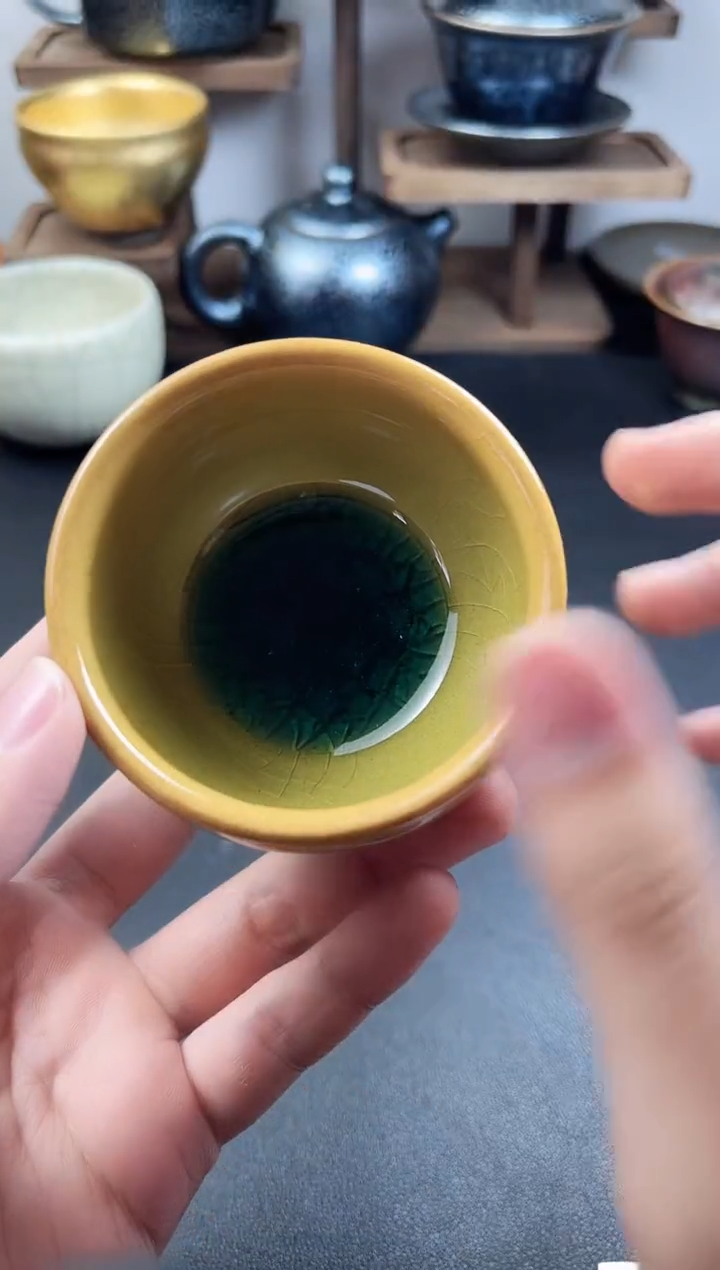 【闪购商品】茶盏沙漠绿洲高端茶器主人杯