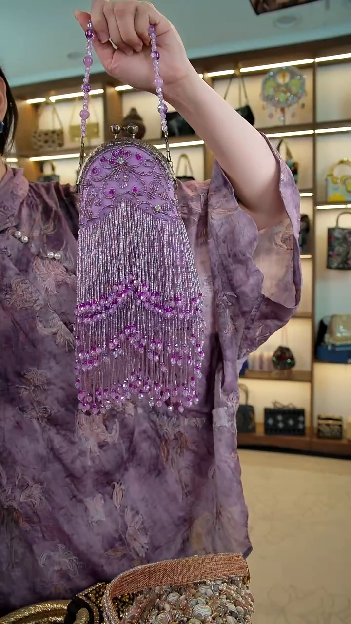 织物百格汇手工包