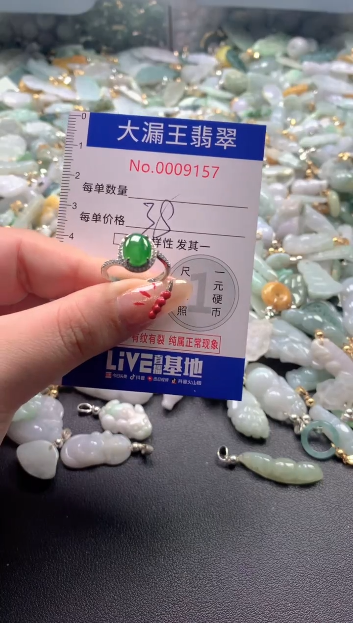 【闪购商品】翡翠吊坠(不含链)未镶嵌9157