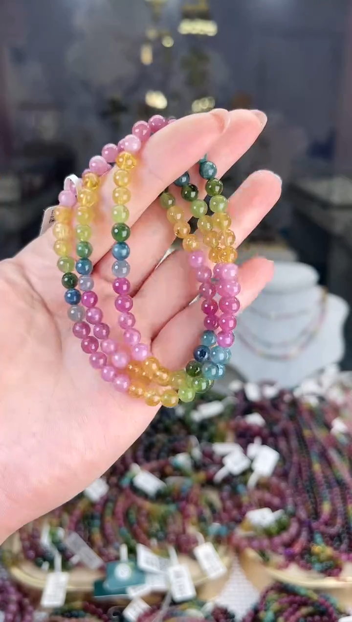 【闪购商品】碧玺/未镶嵌5mm+碧玺多圈多样性发货