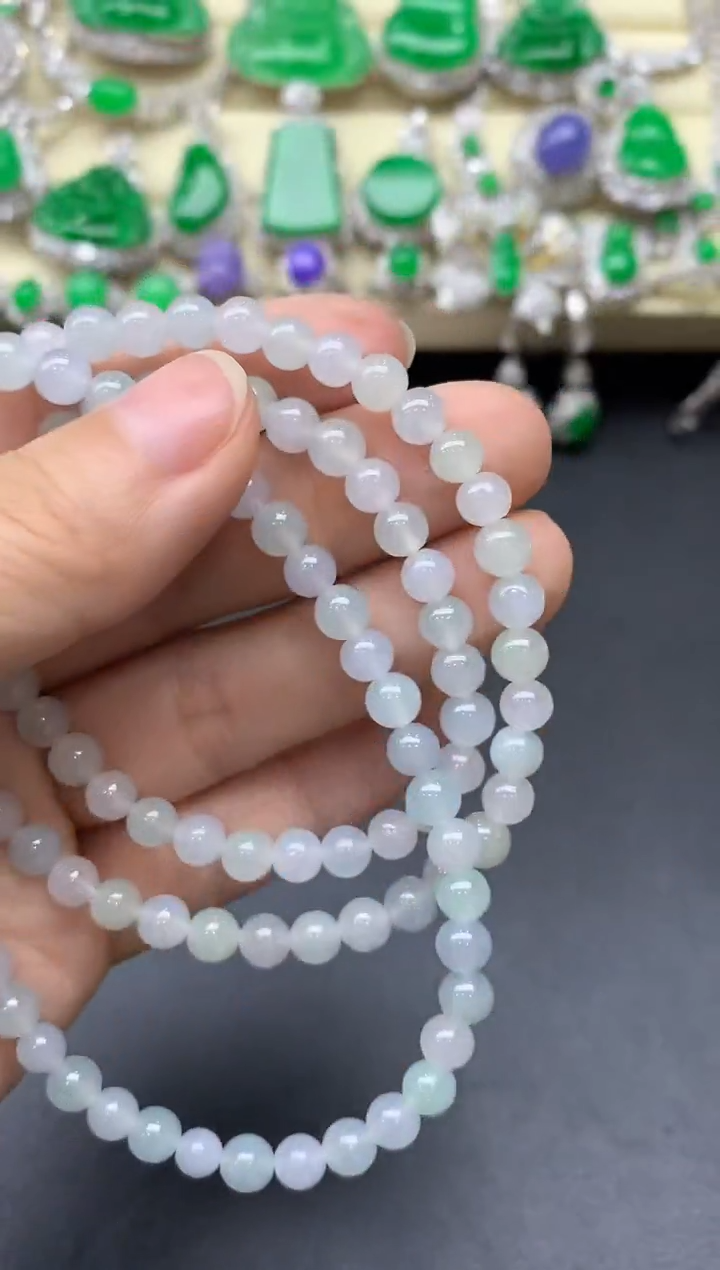 颈饰未镶嵌翡翠427-中国好珍宝