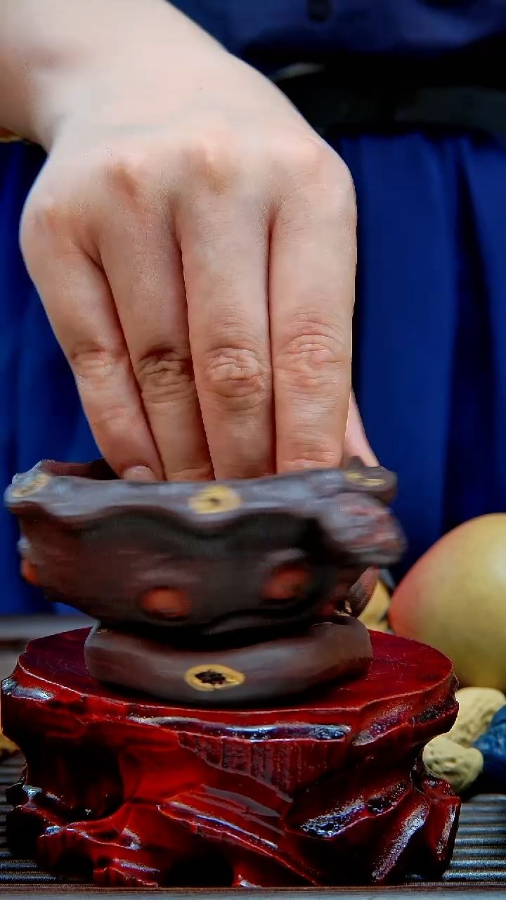 宜兴紫砂手工茶漏