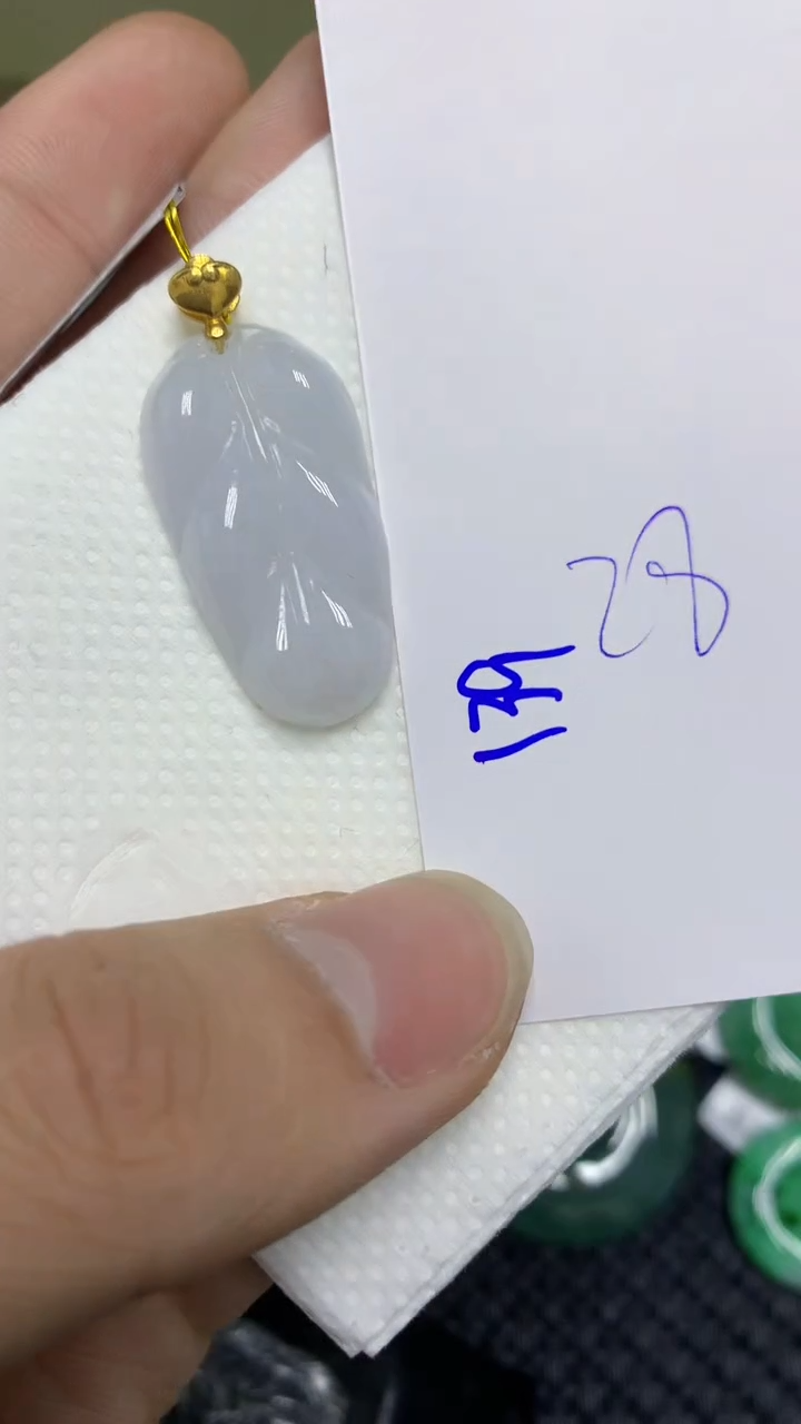 颈饰未镶嵌翡翠缅甸A货翡翠