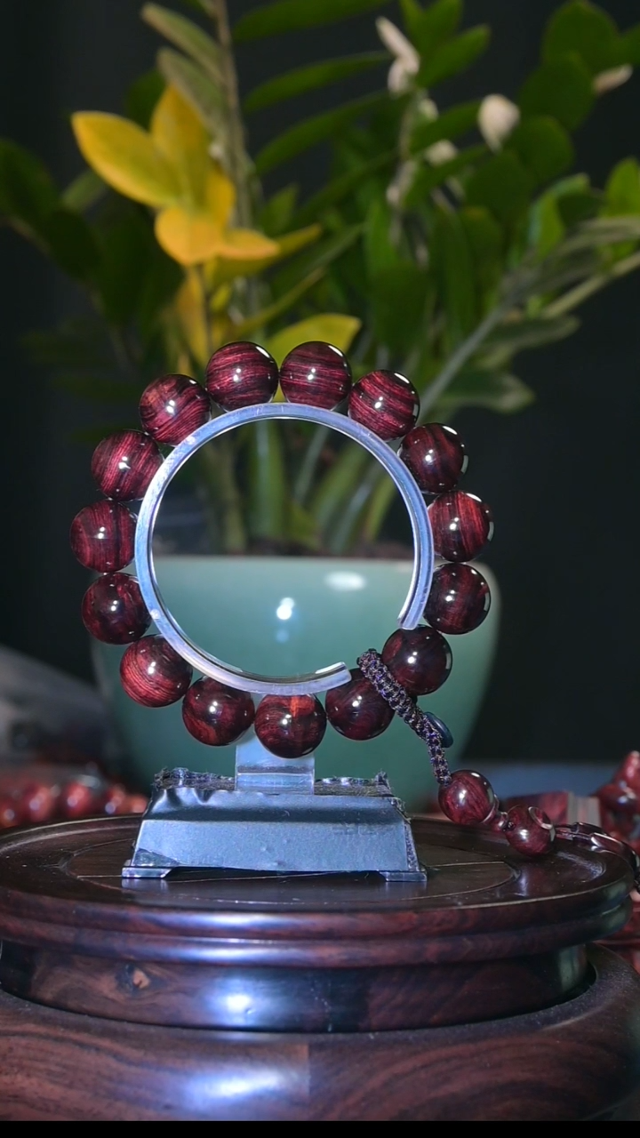 【闪购商品】黄花梨/降香黄檀手串/手链海南黄花梨紫油梨老料1.5