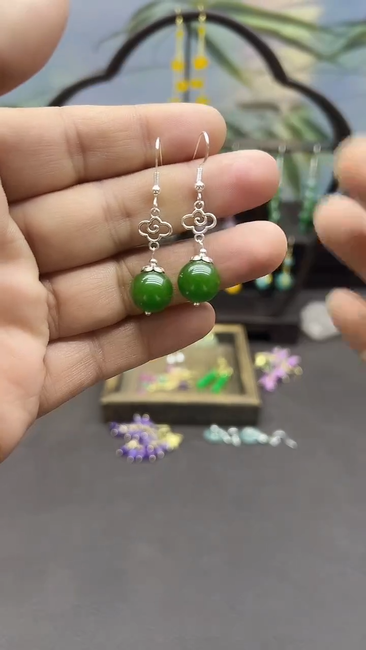 未镶嵌耳饰玛瑙/玉髓202