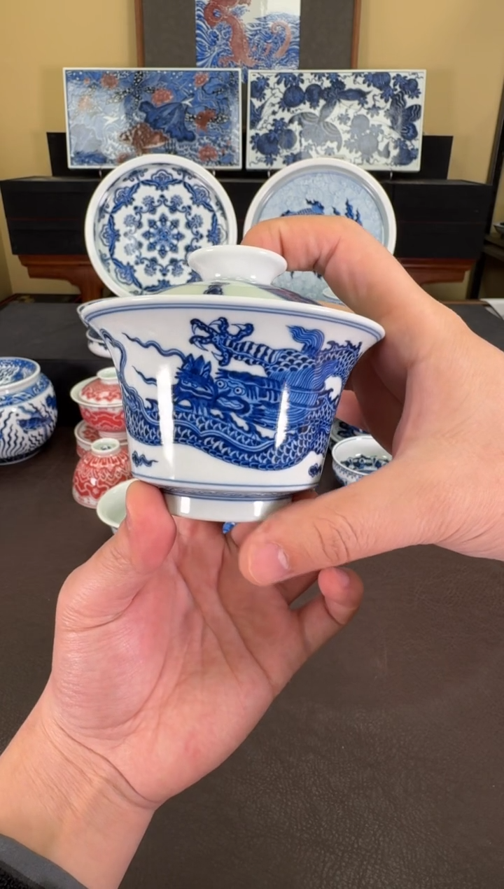 【闪购商品】羿器窑霸王龙马蹄盖碗