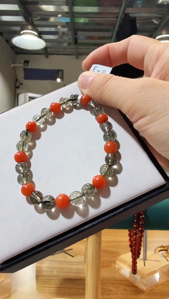 未镶嵌手链南红玛瑙优0937 约7mm