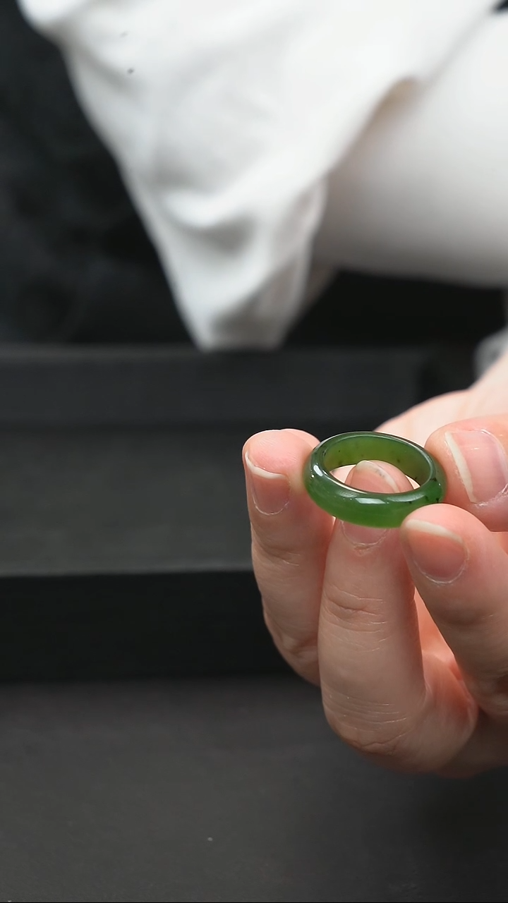 【闪购商品】和田玉戒圈未镶嵌14号