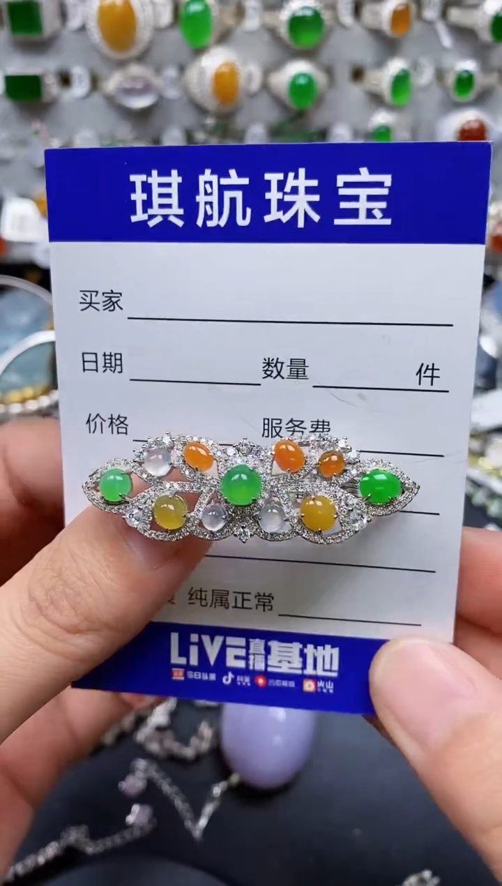 【闪购商品】翡翠颈饰银S925镶嵌0137
