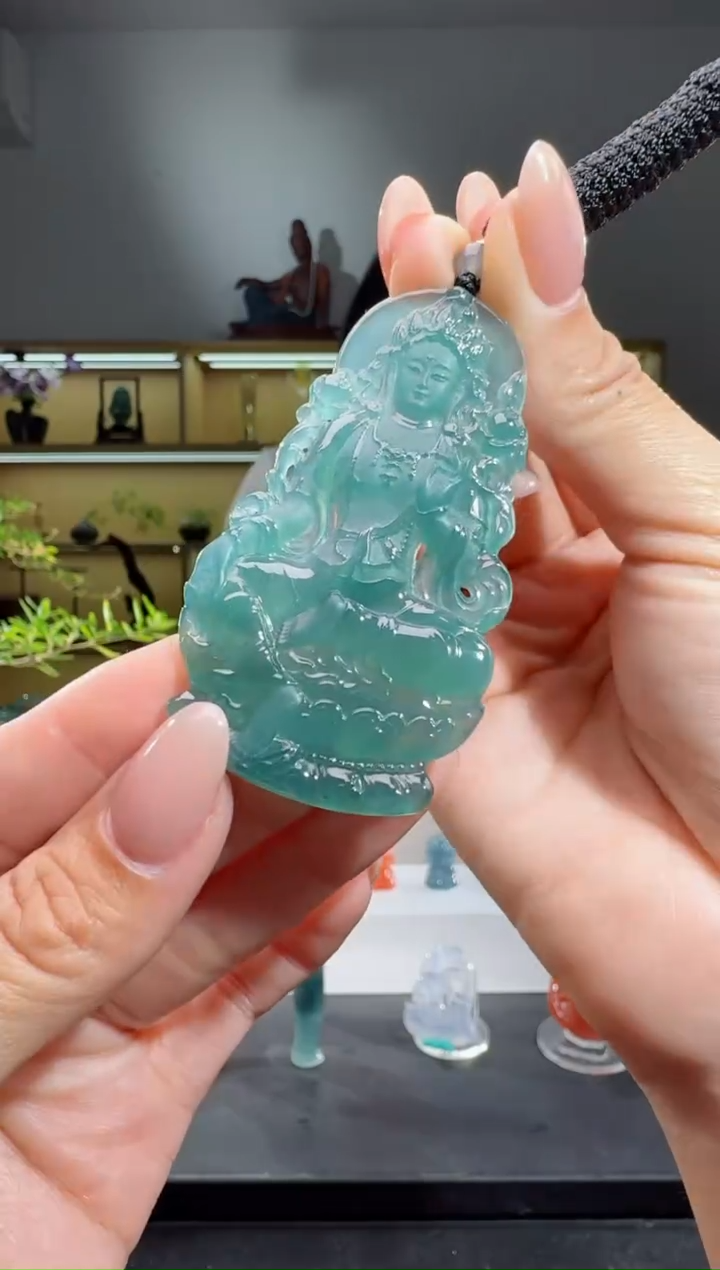 吊坠(不含链)未镶嵌翡翠度母