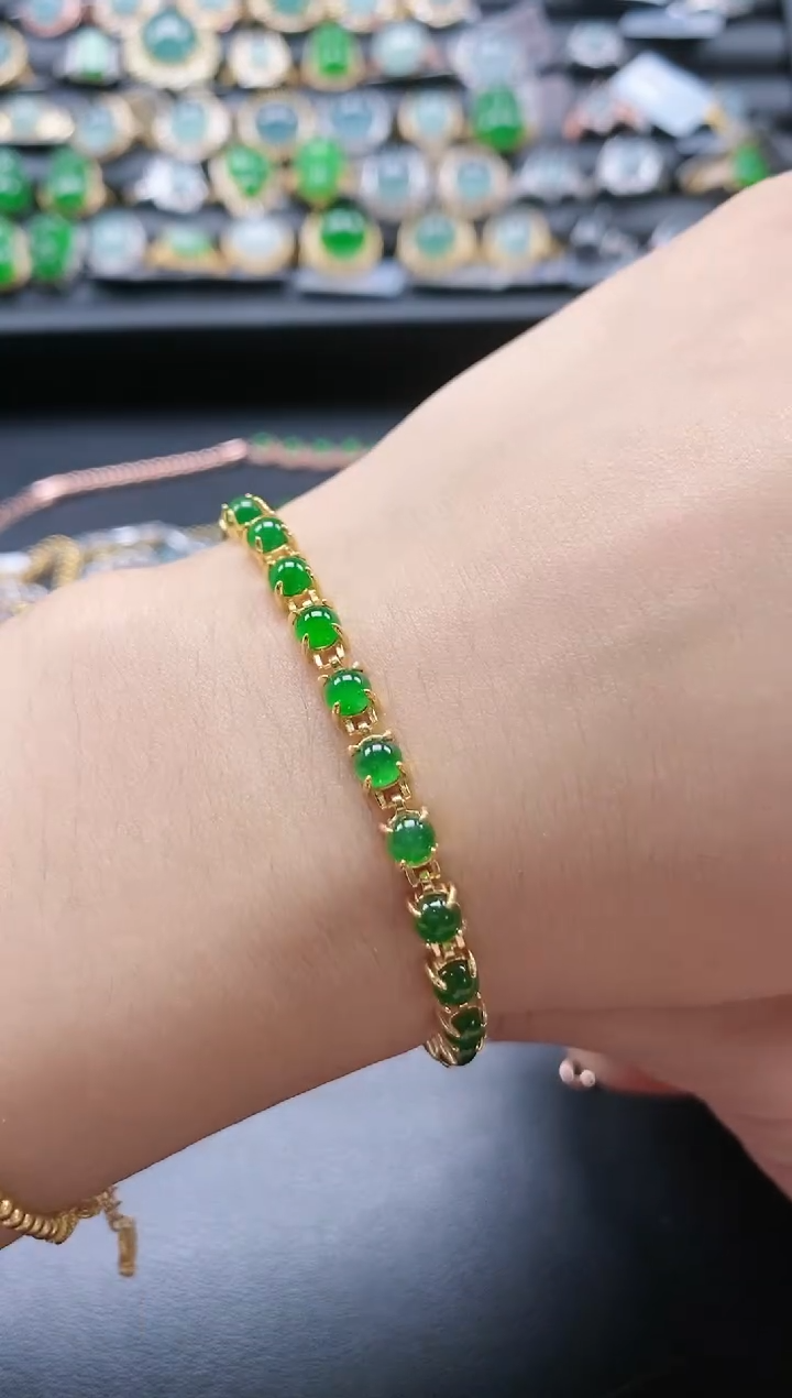 【闪购商品】翡翠戒指银S925镶嵌5151-5