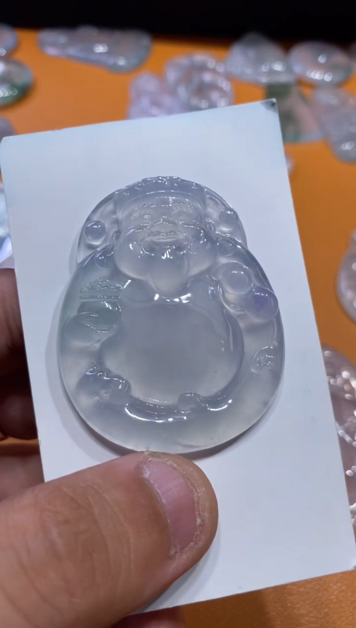 【闪购商品】翡翠吊坠(不含链)未镶嵌财神33800