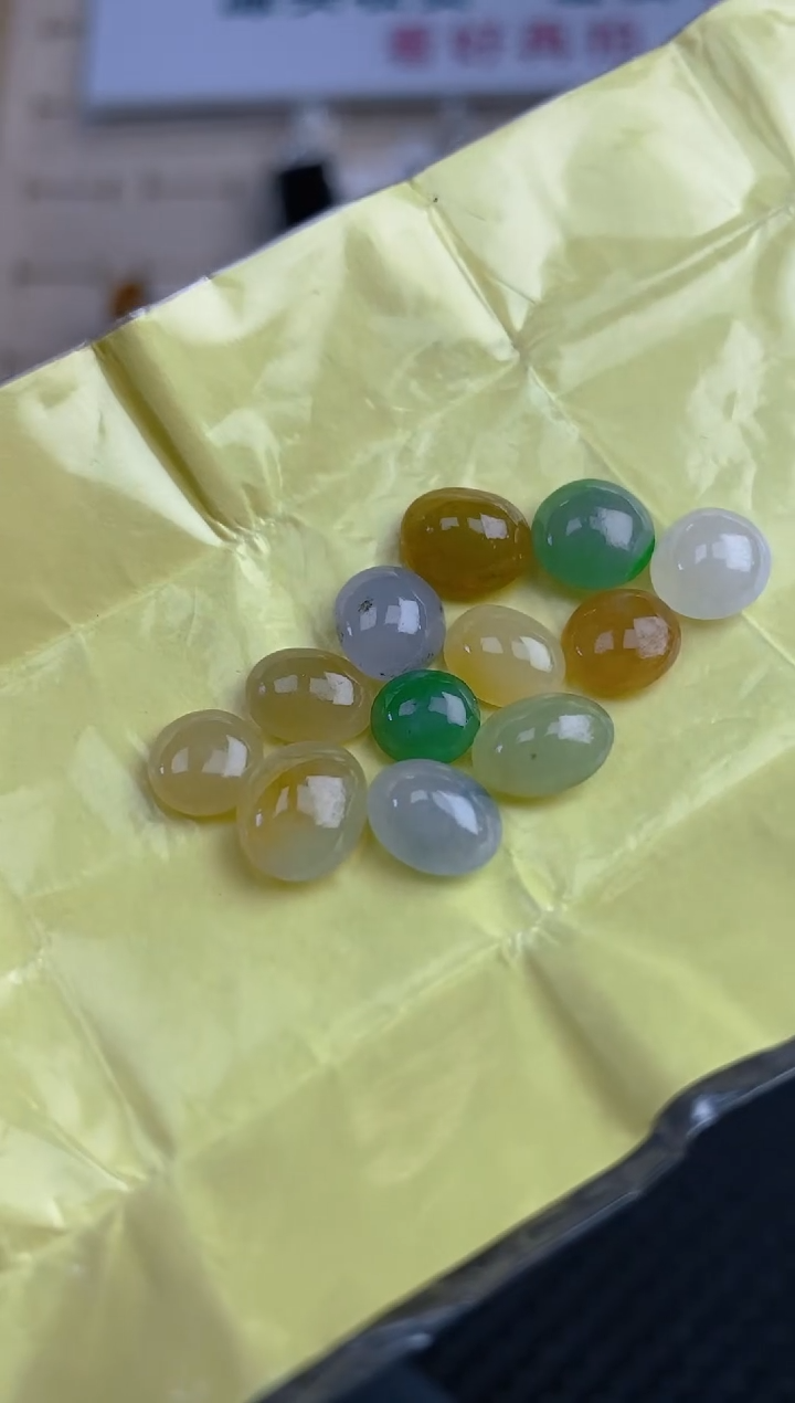 【闪购商品】定制翡翠未镶嵌天然翡翠蛋面41