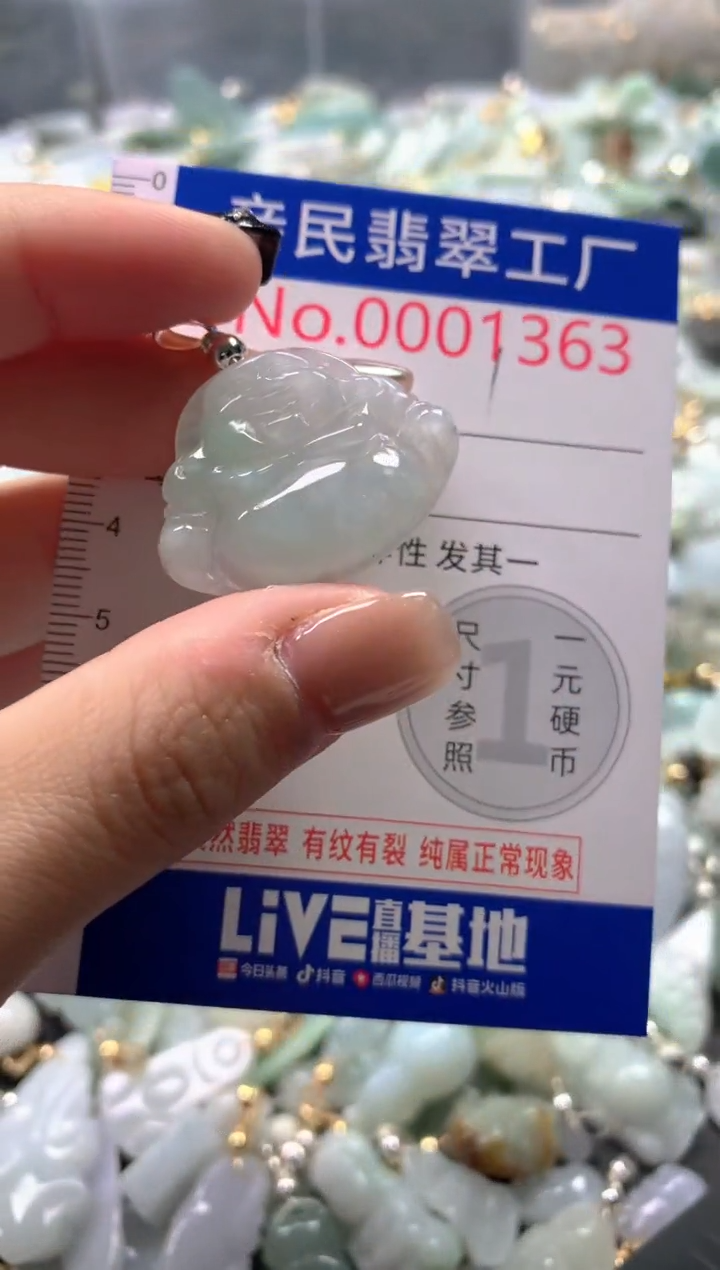 【闪购商品】翡翠吊坠(不含链)未镶嵌1363