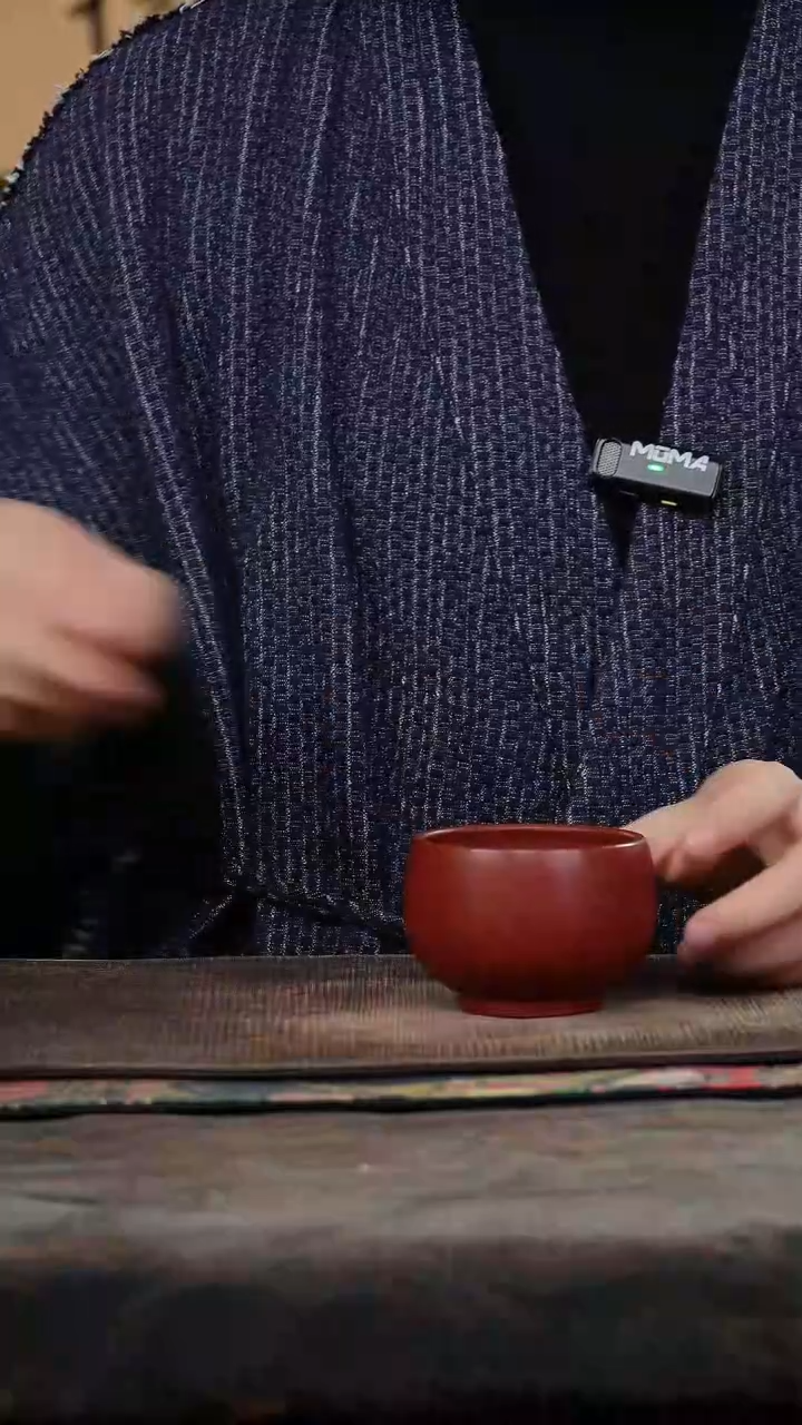  朱泥光素紫砂杯234