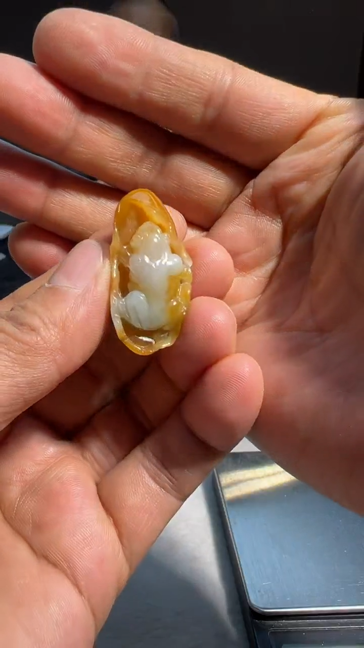 【闪购商品】翡翠颈饰未镶嵌青蛙