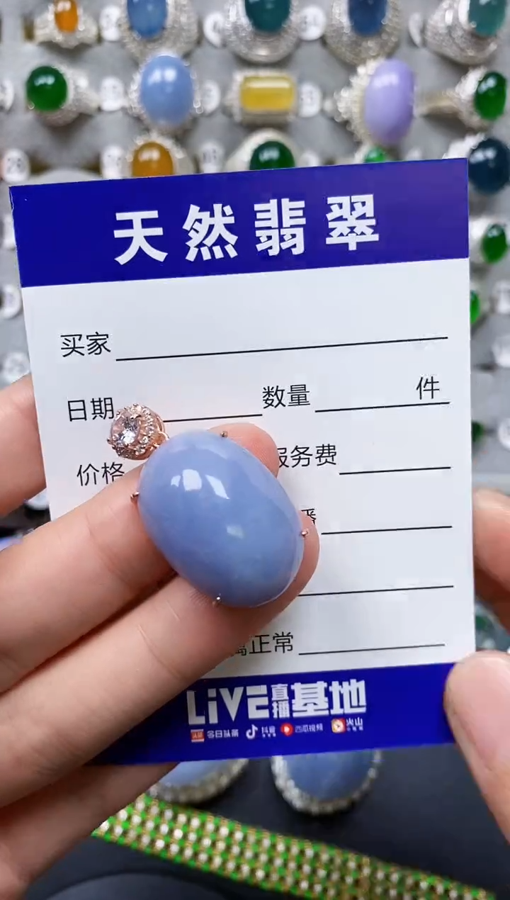 【闪购商品】翡翠颈饰银S925镶嵌0371