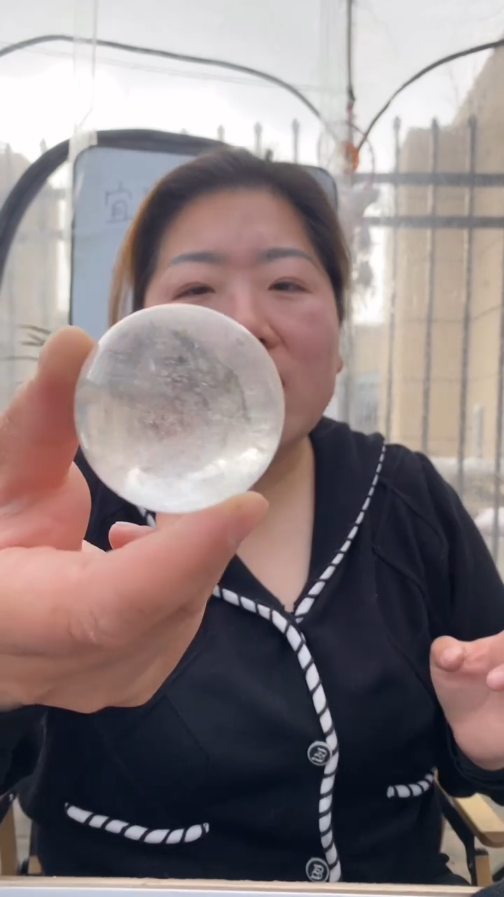 【闪购商品】水晶球未镶嵌白水晶球D300
