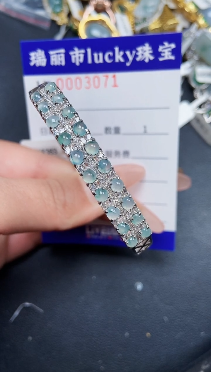 【闪购商品】翡翠颈饰银S925镶嵌3071