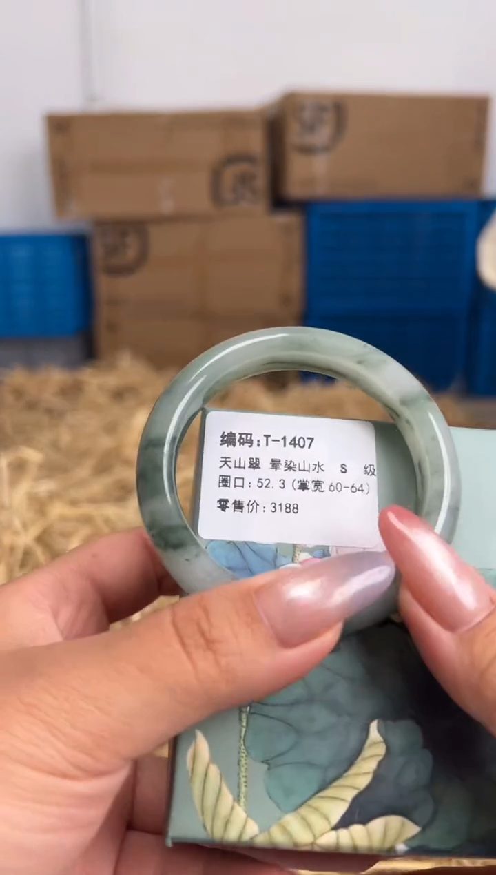 未镶嵌手镯石英质玉T-1407