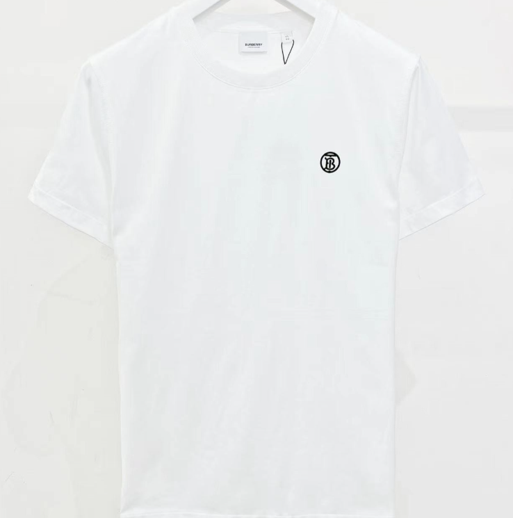 全新未使用 BURBERRY/博柏利 M 春夏 胸口圈环TB短袖T恤 8052965