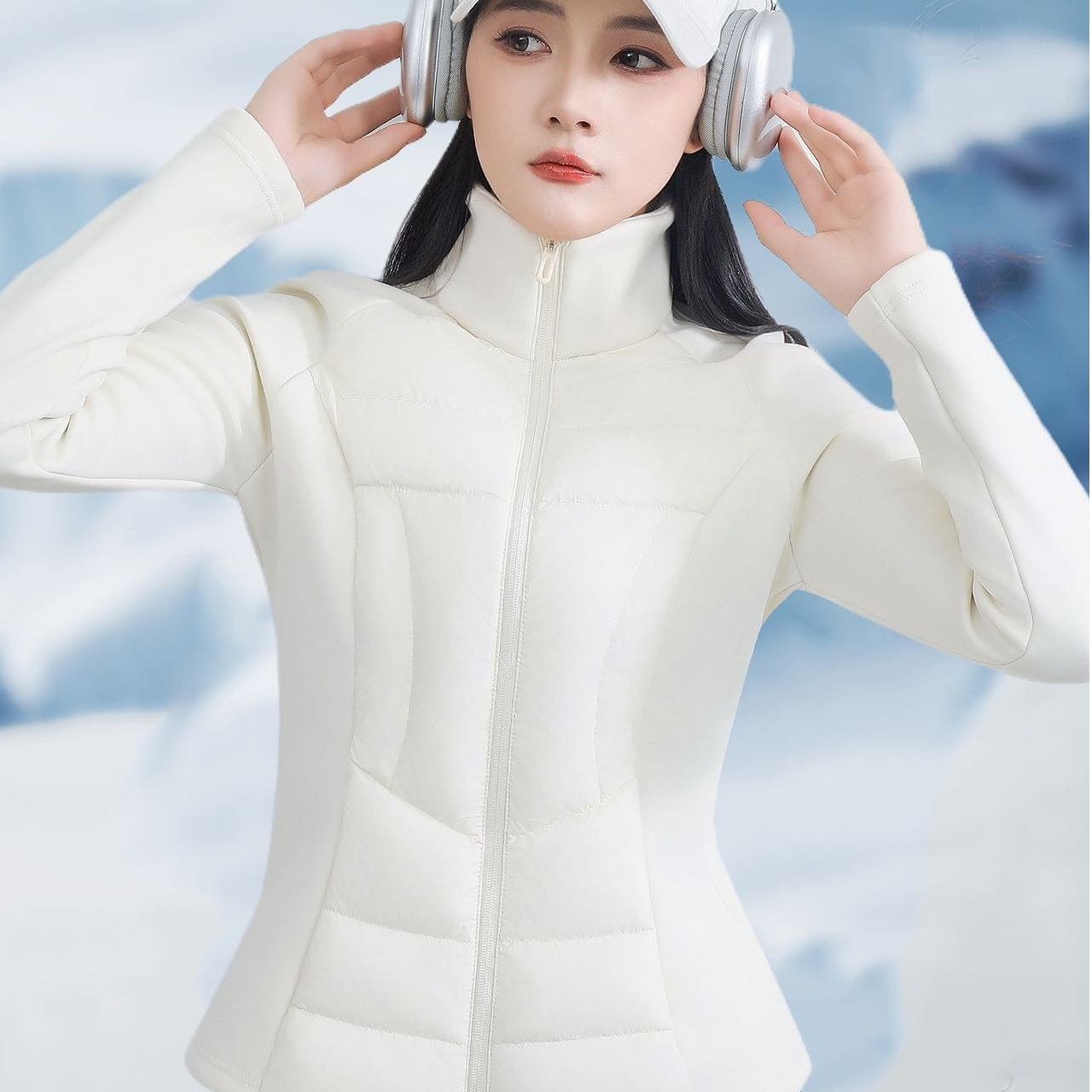 小蛮腰轻暖时尚修身显瘦鹅绒服6602