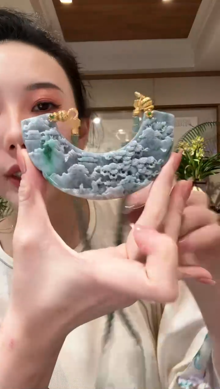 【闪购商品】翡翠颈饰未镶嵌国风