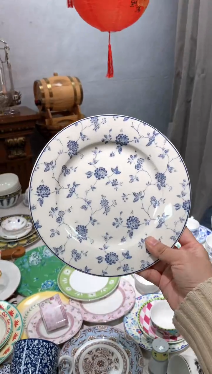 【闪购商品】瓷片CC369陶瓷没有完美无瑕陶瓷1个8寸