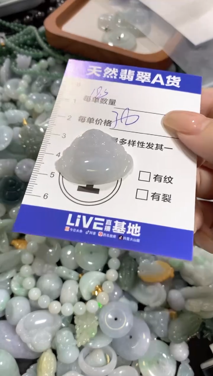 颈饰未镶嵌翡翠天然翡翠A货批量多样性发一件