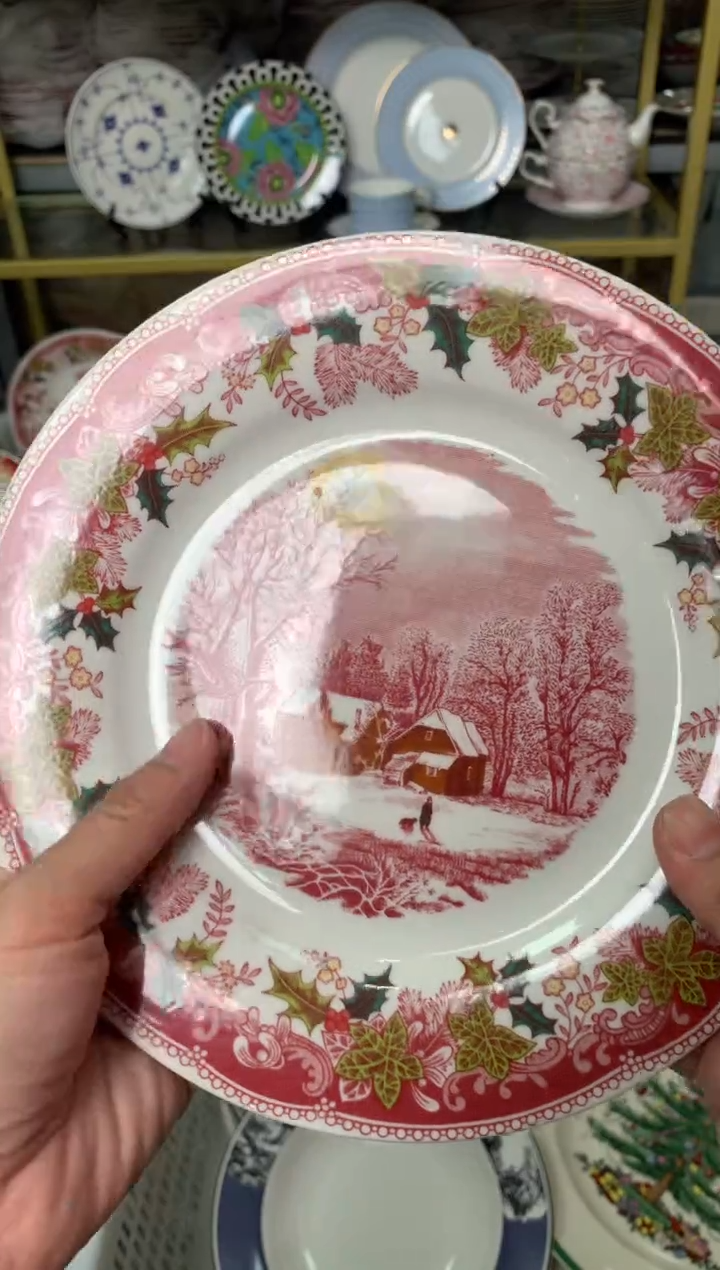 【闪购商品】瓷片陶瓷尾单CC390微瑕1个样品小盘