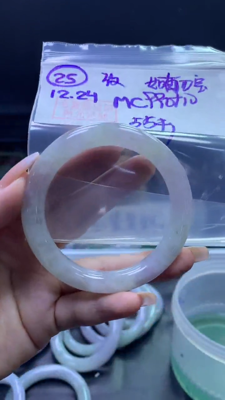 未镶嵌定制翡翠如****?25圆条纹55+990元+拍一发一