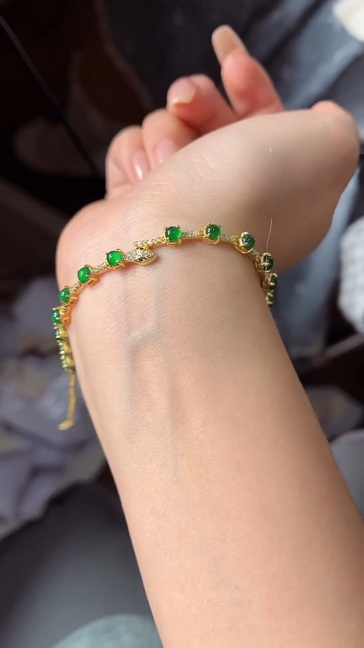 【闪购商品】翡翠手链未镶嵌100641614