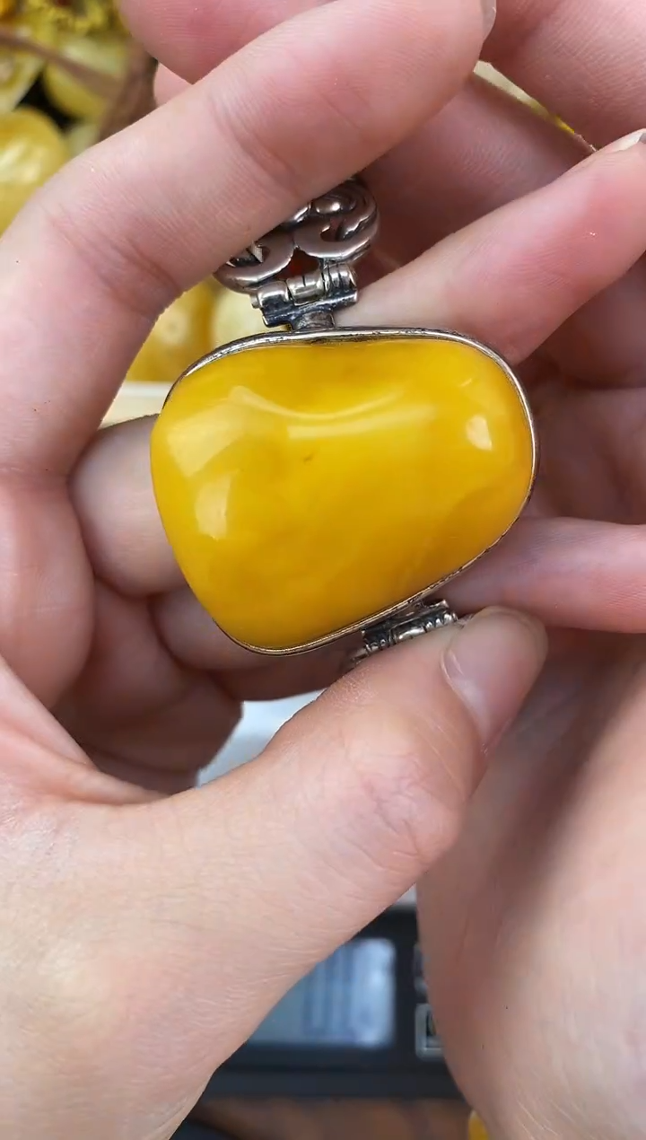 裸石琥珀未镶嵌天然琥珀蜜蜡