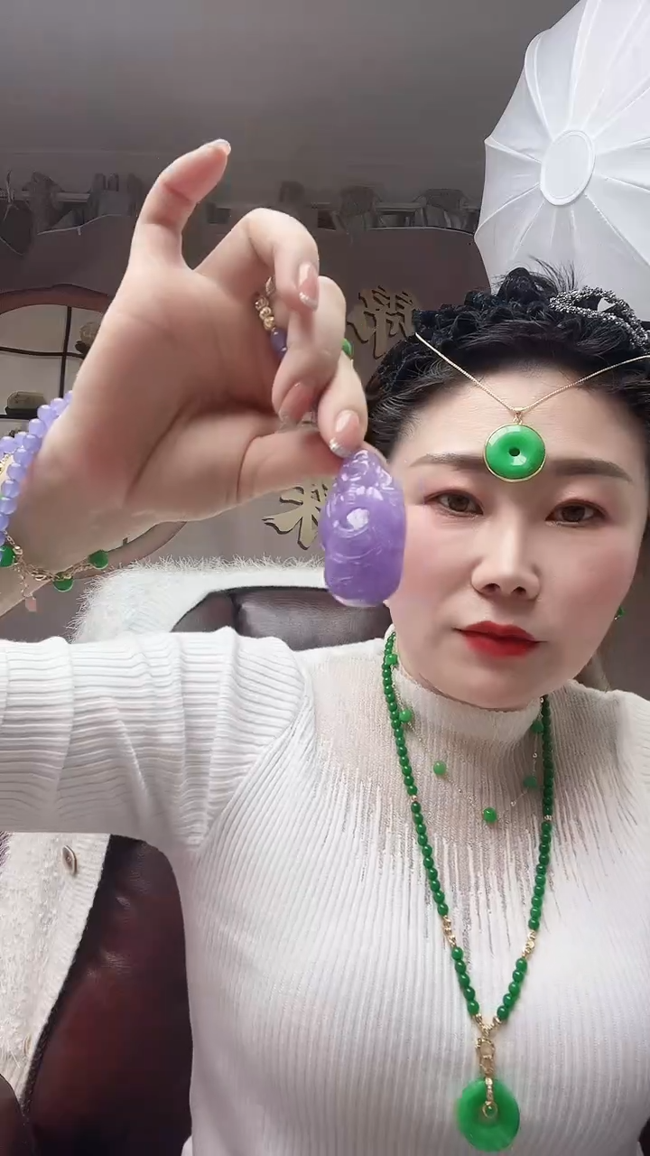 【闪购商品】砖雕S10号紫佛吊坠新款