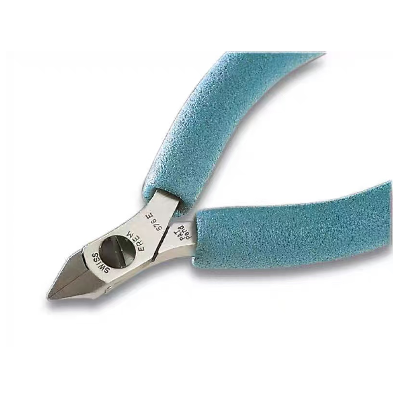 苗老师臻选 WELLER瑞士Erem剪钳676E齐平尖口钳剪切尖型刀头