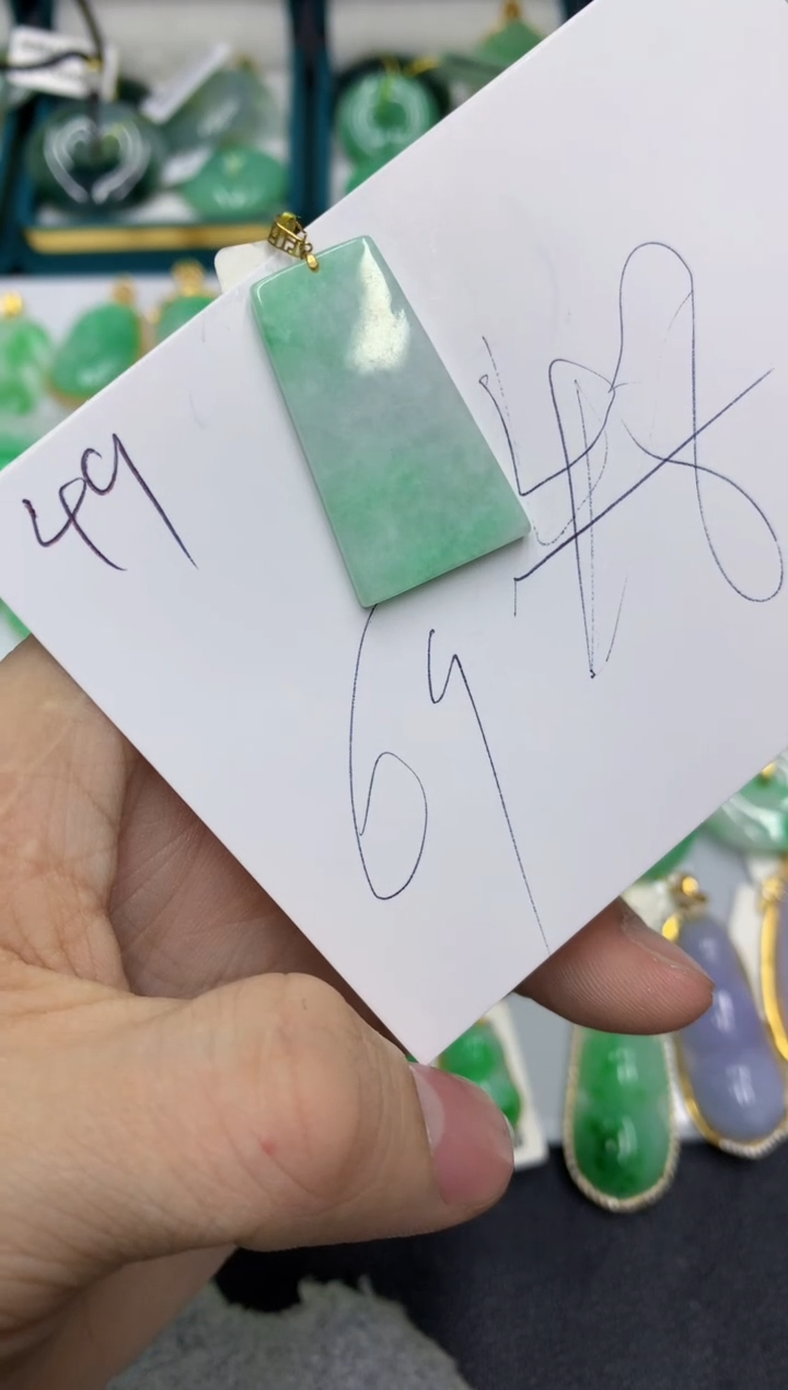 【闪购商品】翡翠颈饰18K金镶嵌号链接11111111111