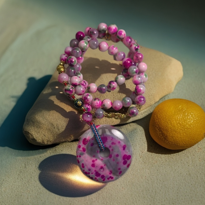 【照耀千秋 尽耀光芒】 A581华佗百岁灵中心料项链