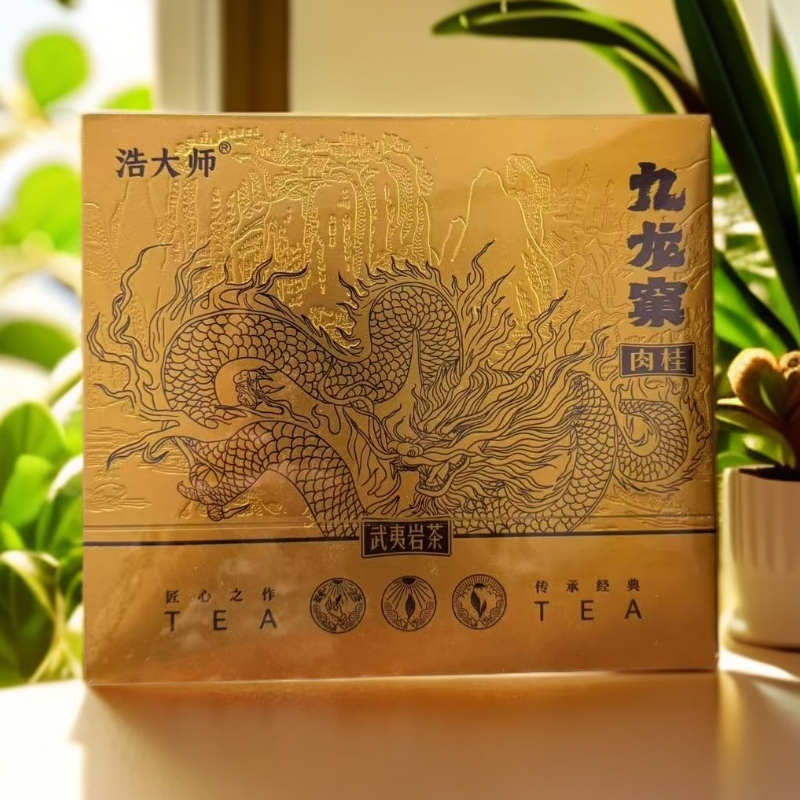 武夷岩茶 浩大师 九龙窠肉桂 8.5g*12泡 礼盒装