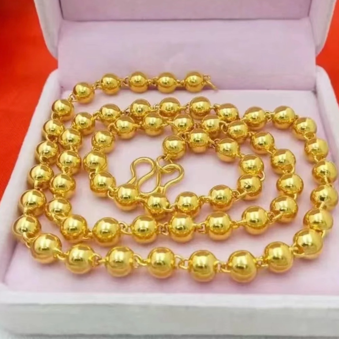 合金项链   卡12 新款圆珠项链  霸气时尚潮流经典