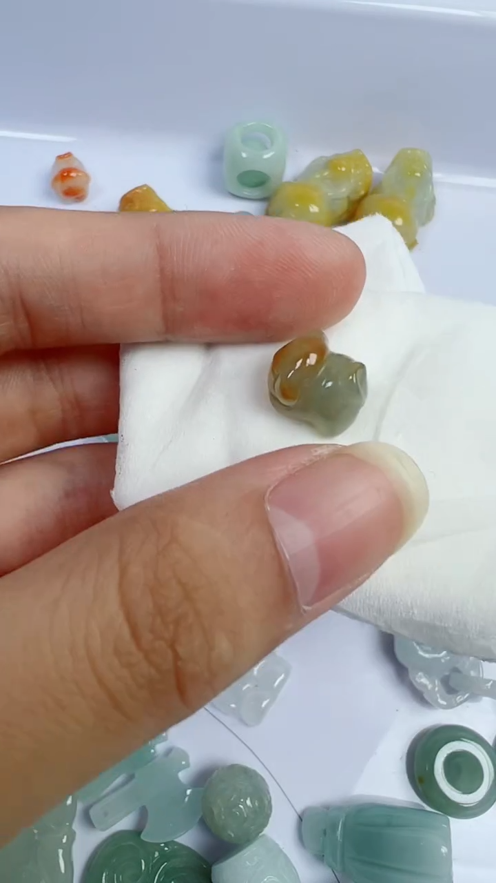 散珠翡翠876号链接，A货翡翠