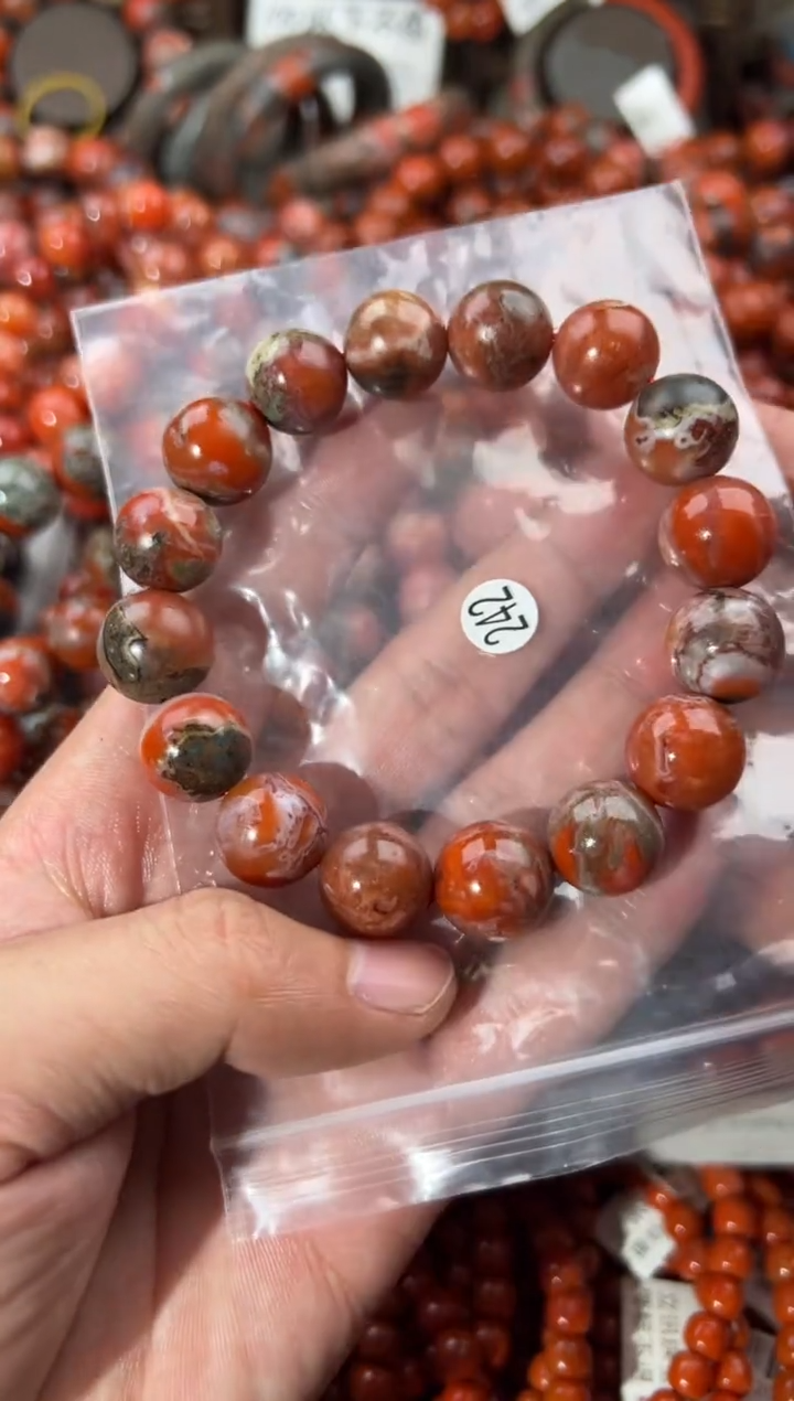 南红玛瑙手串未镶嵌14