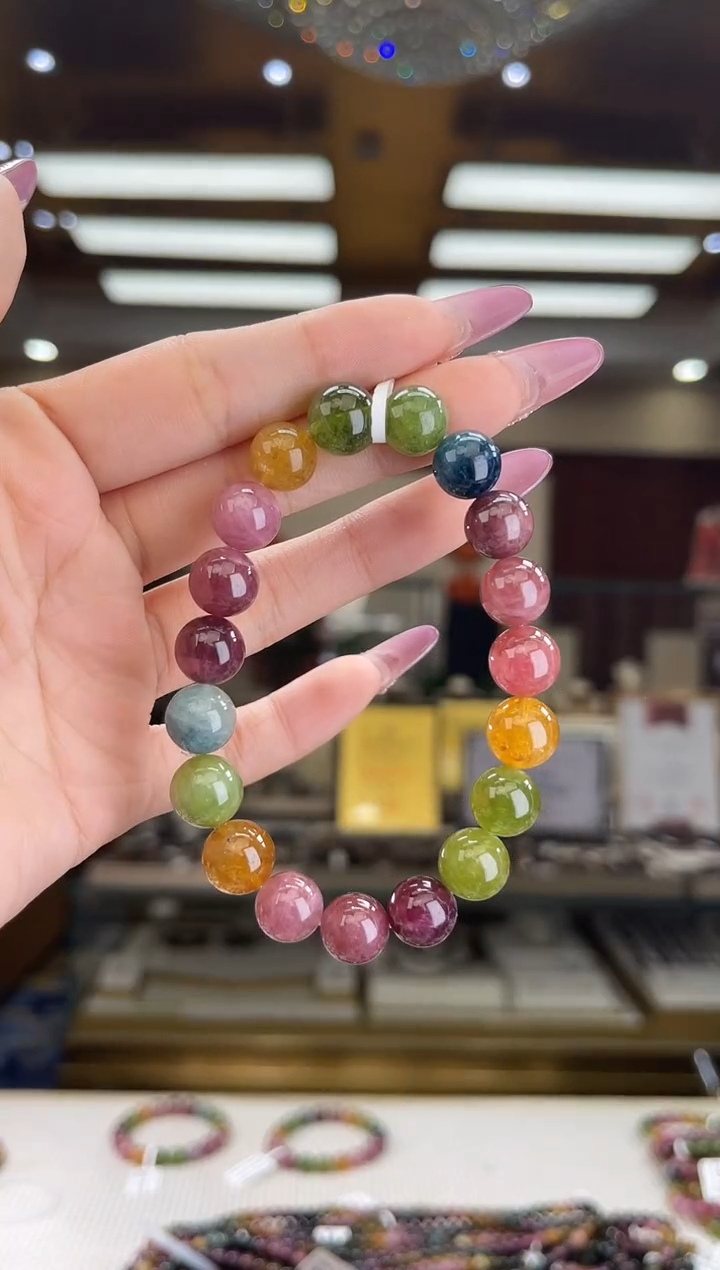 【闪购商品】碧玺/未镶嵌10mm+碧玺单圈多样性发货