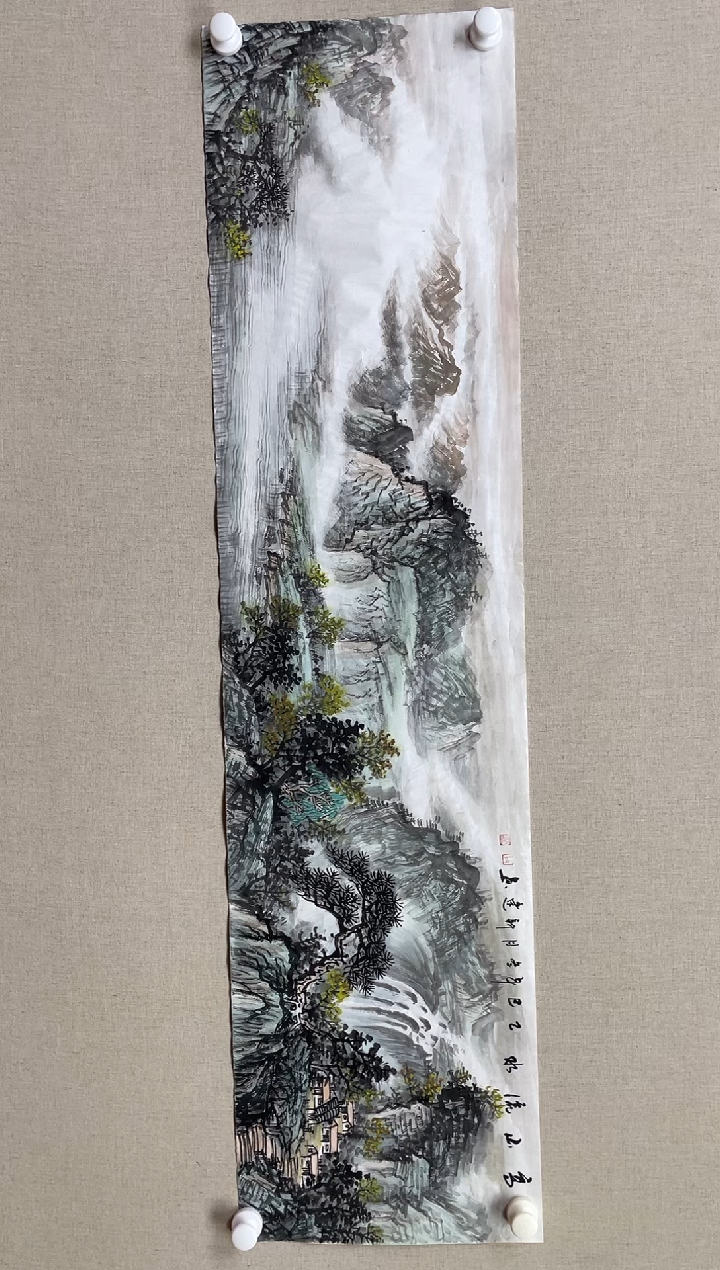 国画138*34 殷新建殷新建殷新建殷新建殷新建