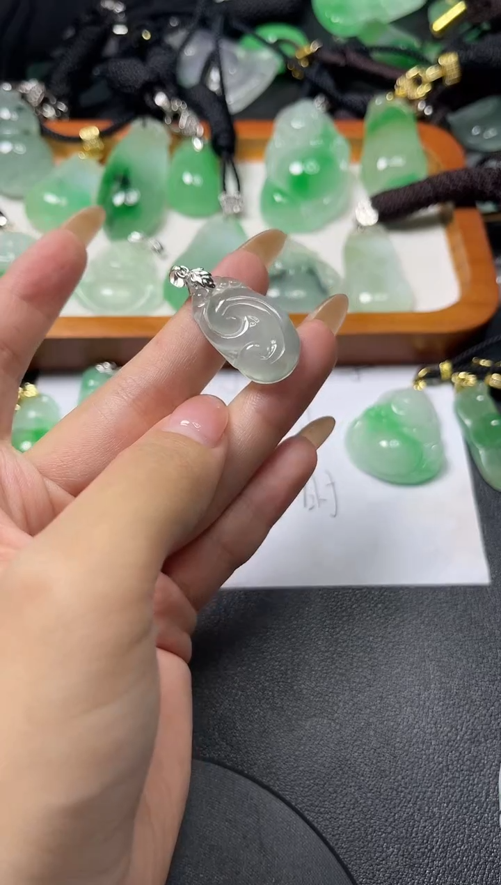 颈饰未镶嵌翡翠所见即所得 一图一物