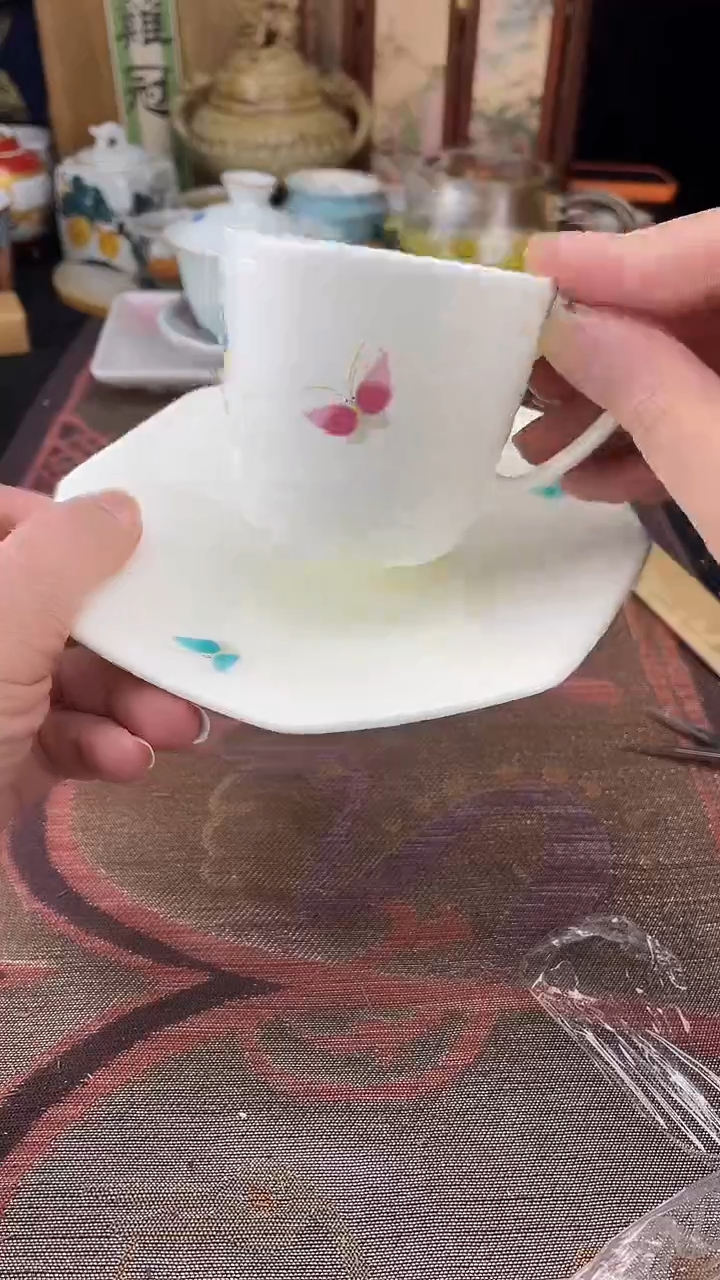 瓷片小**素散瓷默认微瑕，看清尺寸品相再拍