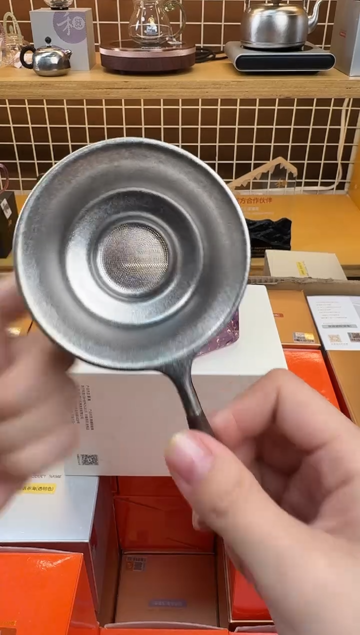 @@风迷纯钛茶漏木把